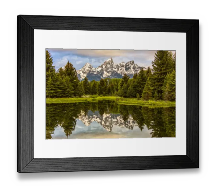 Framed Print : Schwabacher Landing, Tetons, Wyoming Framed Print : Schwabacher Landing, Tetons, Wyoming