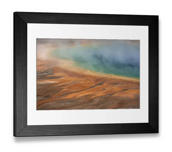 Framed Print : USA, Wyoming, Yellowstone National Park. Grand Prismatic Spring scenic Framed Print : USA, Wyoming, Yellowstone National Park. Grand Prismatic Spring scenic