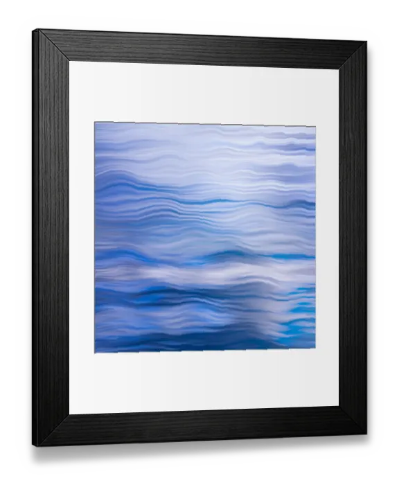 Framed Print : USA, Washington State, Seabeck. Water wave abstract. Credit as