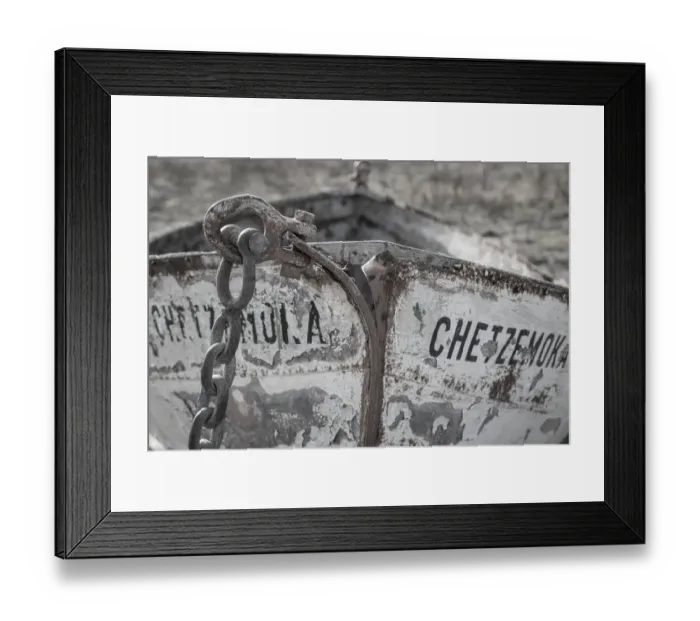 Framed Print : USA, Washington State, Port Townsend. B&W of boat bow. Credit as Framed Print : USA, Washington State, Port Townsend. B&W of boat bow. Credit as