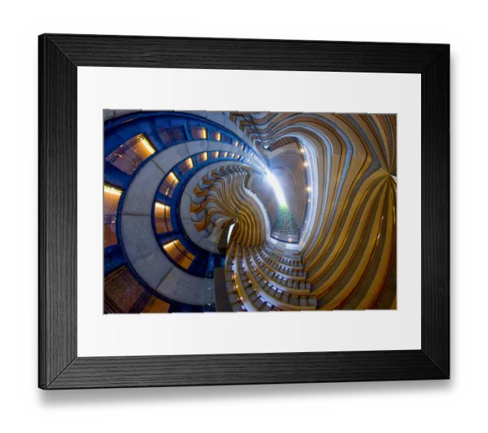Framed Print : Abstract design of stairway Framed Print : Abstract design of stairway