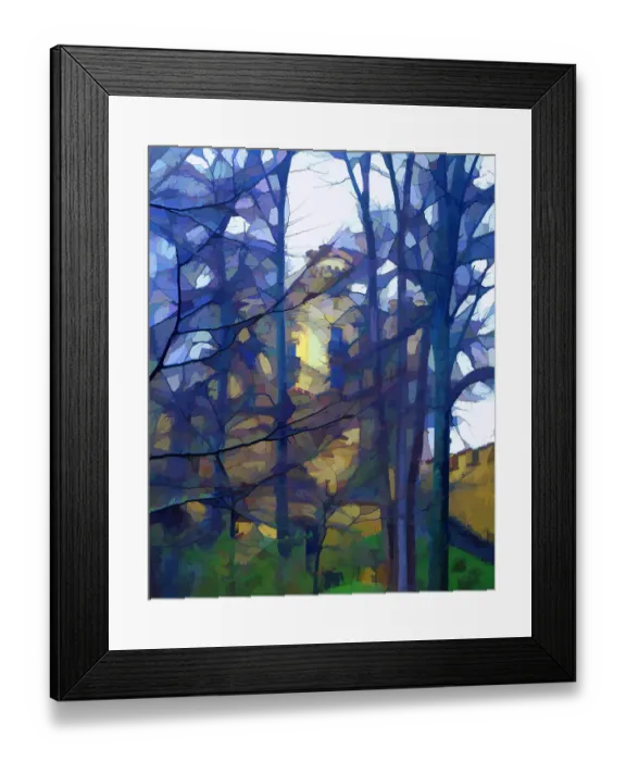 Framed Print : Abstract of forest Framed Print : Abstract of forest
