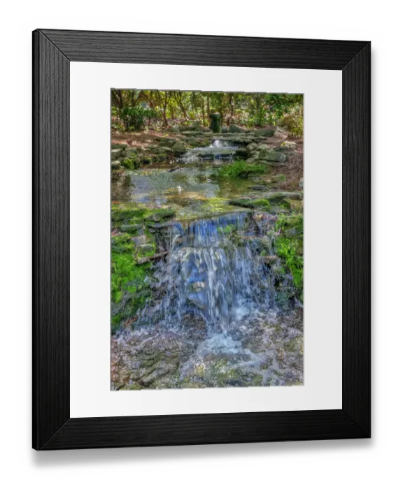 Framed Print : Waterfall on a creek Framed Print : Waterfall on a creek