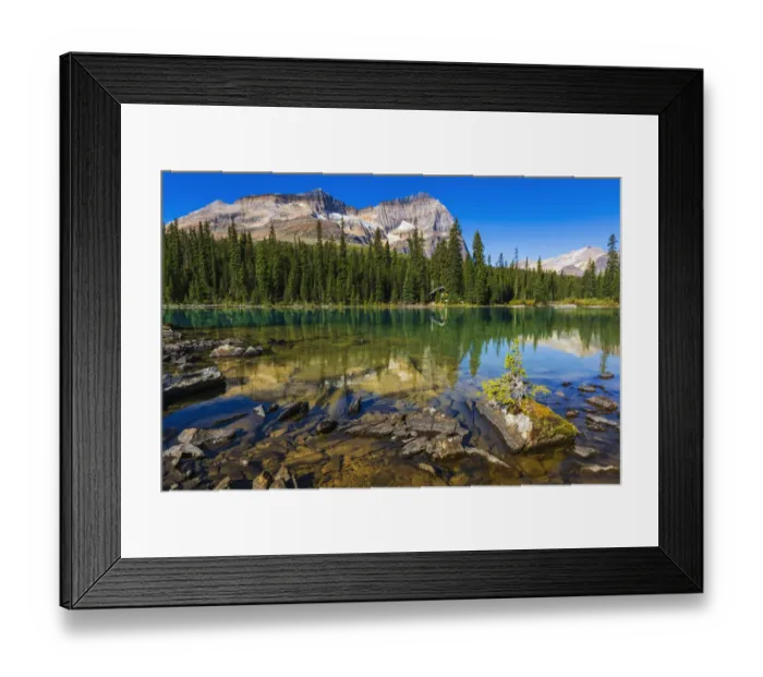 Framed Print : Mount Odaray above Lake O hara, Yoho National Park, British Columbia, Canada Framed Print : Mount Odaray above Lake O hara, Yoho National Park, British Columbia, Canada