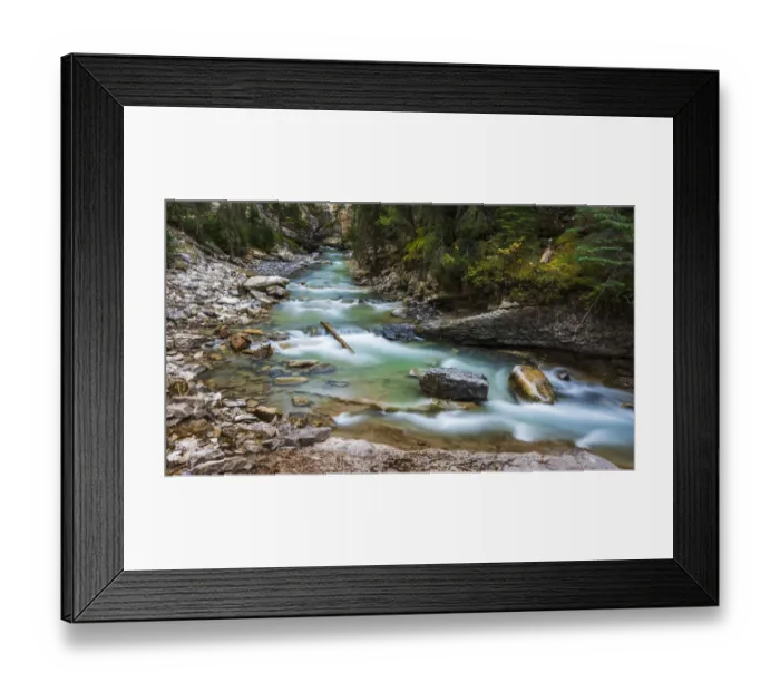Framed Print : Johnston Canyon, Banff National Park, Alberta, Canada Framed Print : Johnston Canyon, Banff National Park, Alberta, Canada
