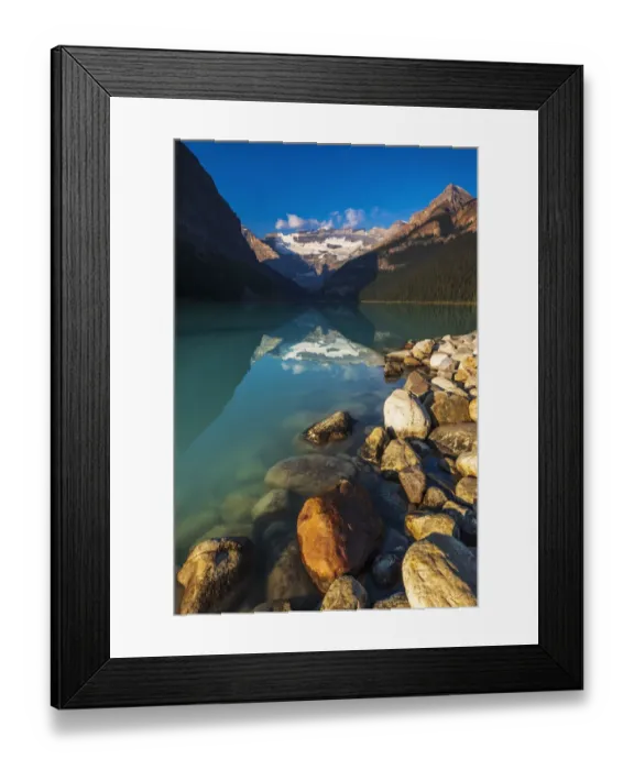 Framed Print : Morning light on Lake Louise, Banff National Park, Alberta, Canada Framed Print : Morning light on Lake Louise, Banff National Park, Alberta, Canada