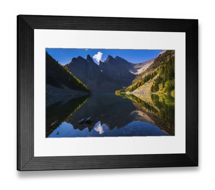 Framed Print : Lake Agness, Banff National Park, Alberta, Canada