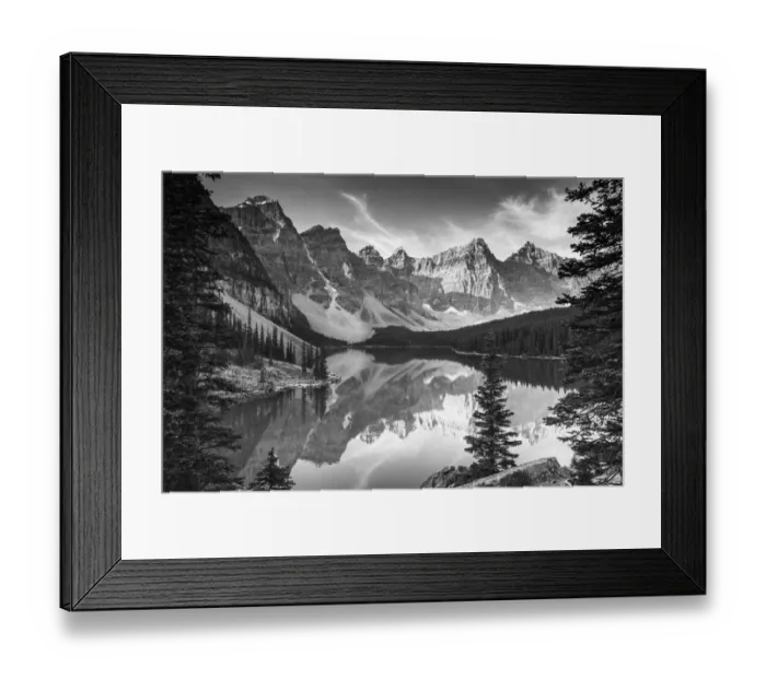 Framed Print : Moraine Lake, Banff National Park, Alberta, Canada