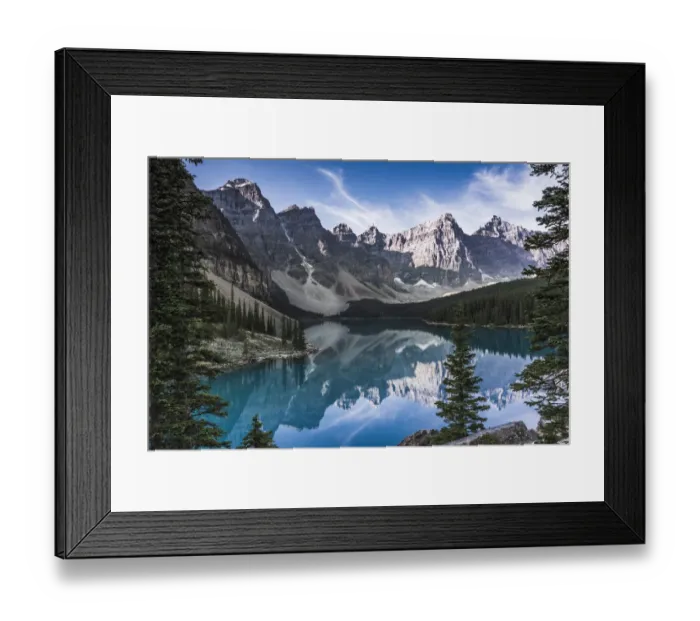 Framed Print : Moraine Lake, Banff National Park, Alberta, Canada