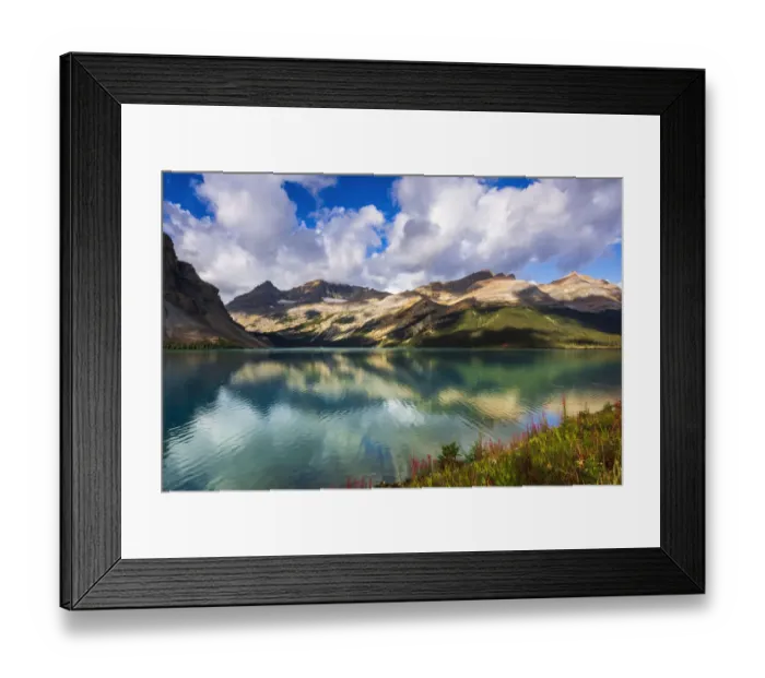 Framed Print : Bow Lake, Banff National Park, Alberta, Canada