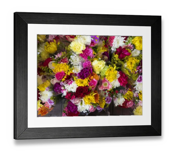 Framed Print : China, Hong Kong. Flower market on the street Framed Print : China, Hong Kong. Flower market on the street