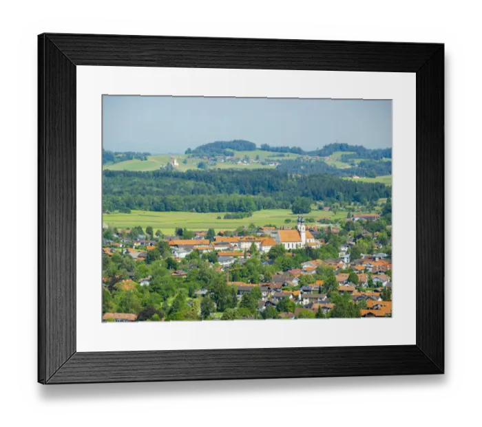 Framed Print : Aerial view of Aschau in the Chiemgau in the Bavarian alps. Europe, Germany, Bavaria Framed Print : Aerial view of Aschau in the Chiemgau in the Bavarian alps. Europe, Germany, Bavaria