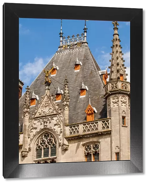 Provincial Court in The Markt or Market Square, Bruges, West Flanders, Belgium