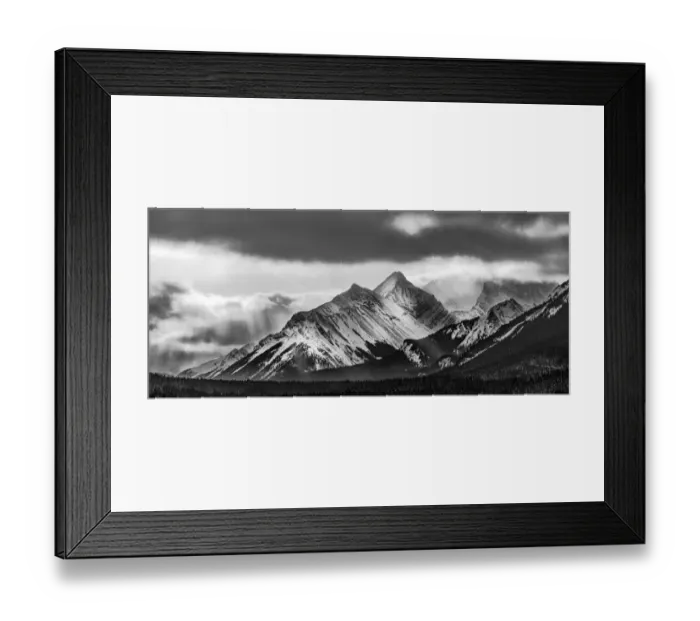 Framed Print : Canada, Alberta, Kananaskis Country, Panorama of Mount Burstall in Peter Lougheed Framed Print : Canada, Alberta, Kananaskis Country, Panorama of Mount Burstall in Peter Lougheed