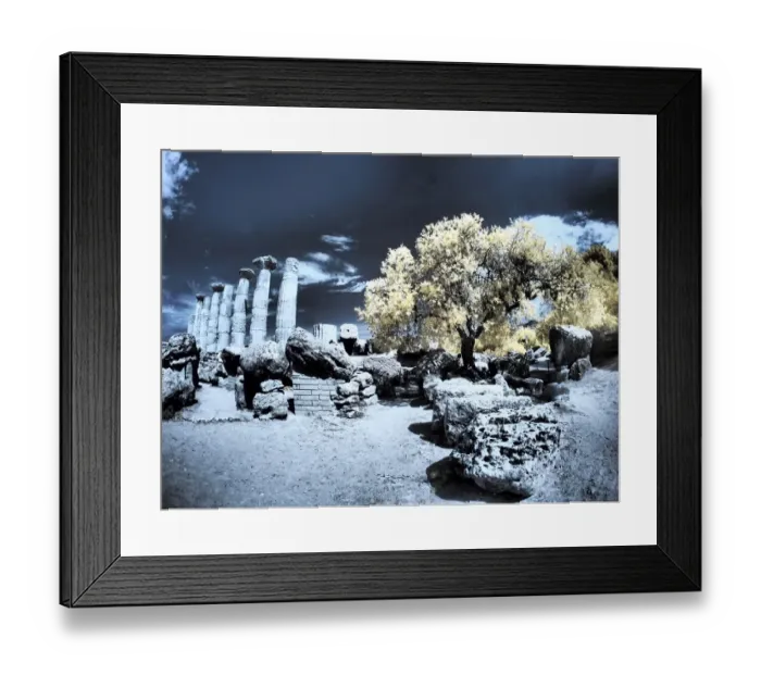 Framed Print : Italy, Sicily, Agrigento. Ruins of ancient Agrigento