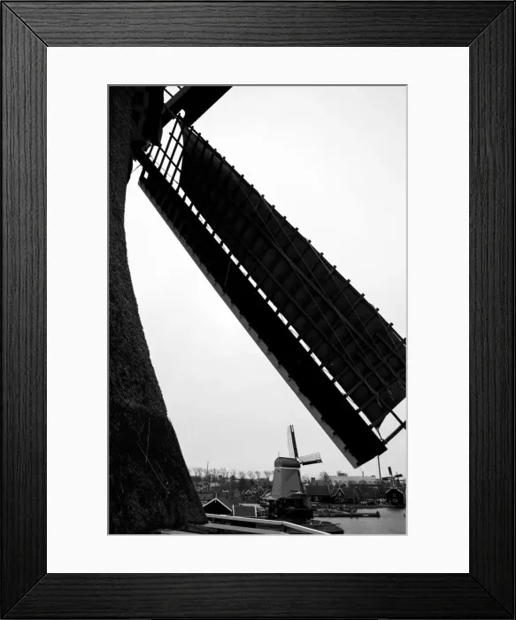 Framed Print : Europe, Netherlands, Zaanse Schans. Poelenburg woodmill Framed Print : Europe, Netherlands, Zaanse Schans. Poelenburg woodmill