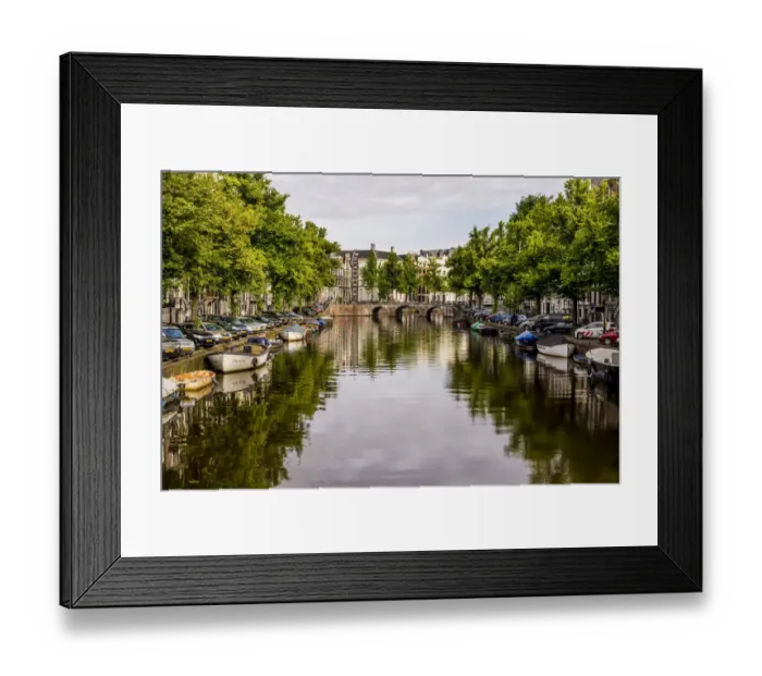 Framed Print : Canal Amsterdam, Holland, Netherlands Framed Print : Canal Amsterdam, Holland, Netherlands