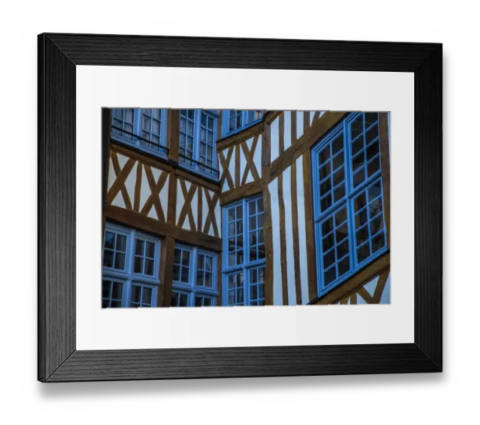 Framed Print : Europe, France, Rouen. Architectural building detail in the Old Town Framed Print : Europe, France, Rouen. Architectural building detail in the Old Town