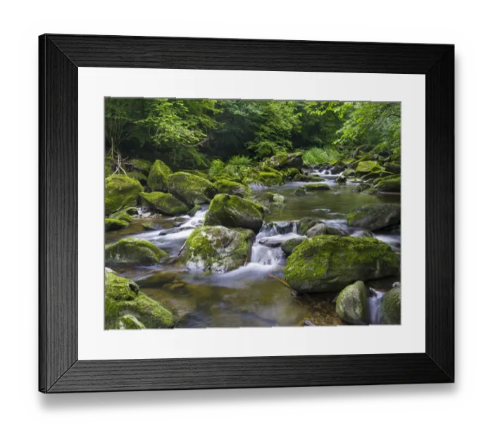 Framed Print : Valley of river Wolfsteiner Ohe (Buchberger Leite) in the Bavarian Forest