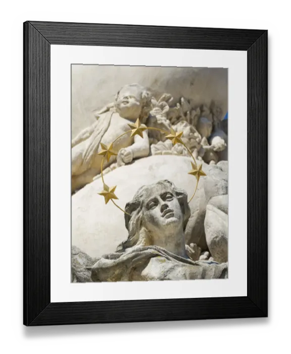 Framed Print : Holy Trinity Column (Szentharomsag-szobor) at the main square Framed Print : Holy Trinity Column (Szentharomsag-szobor) at the main square