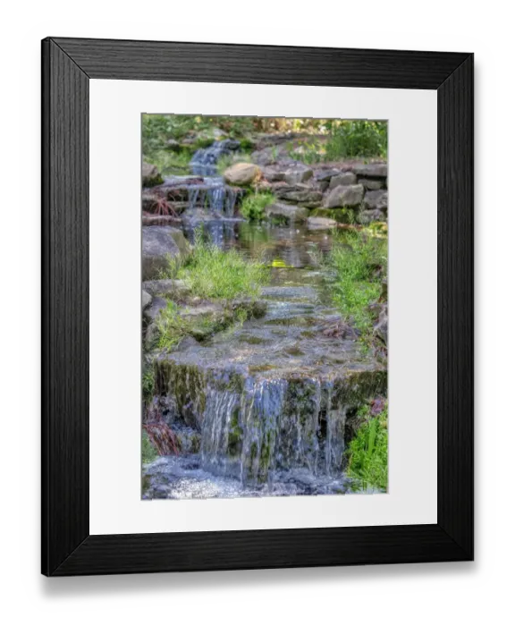 Framed Print : Waterfall on a creek Framed Print : Waterfall on a creek