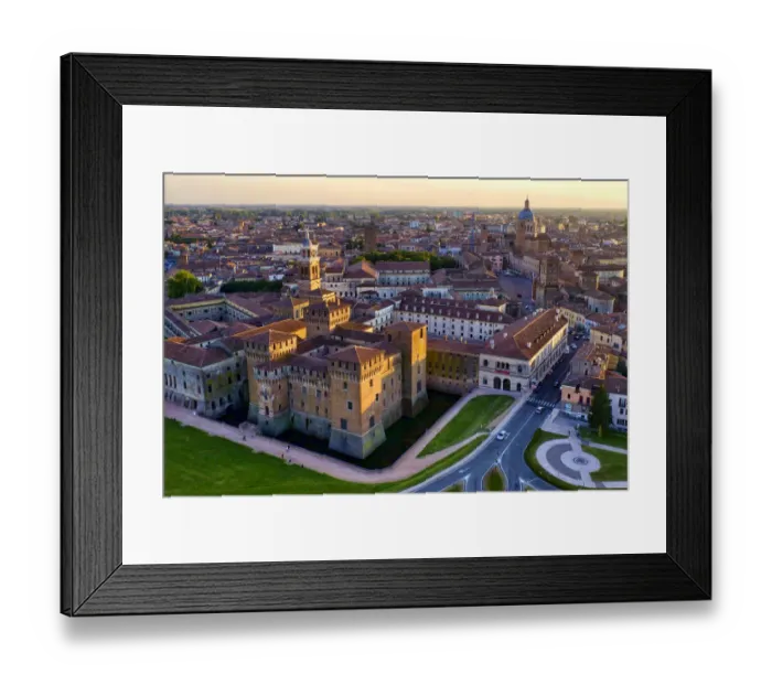 Framed Print : Italy, Mantua, St. George Castle and Palazzo Ducale Framed Print : Italy, Mantua, St. George Castle and Palazzo Ducale