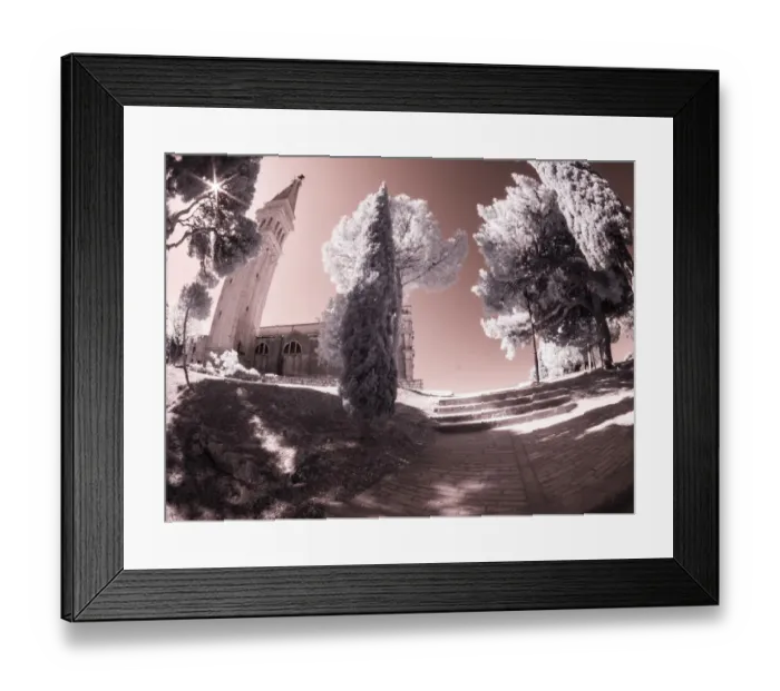 Framed Print : Croatia, Rovinj. Path leading to church Framed Print : Croatia, Rovinj. Path leading to church