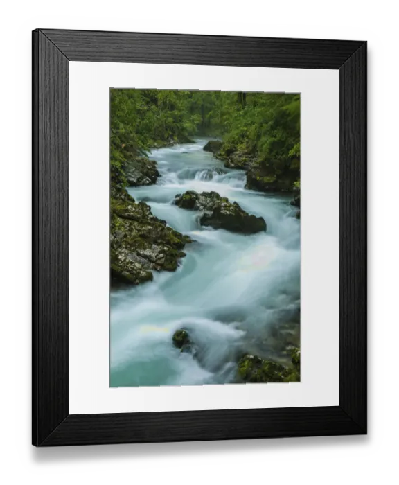 Framed Print : Europe, Slovenia, Bled. Radovna River in the Vintgar Gorge Framed Print : Europe, Slovenia, Bled. Radovna River in the Vintgar Gorge