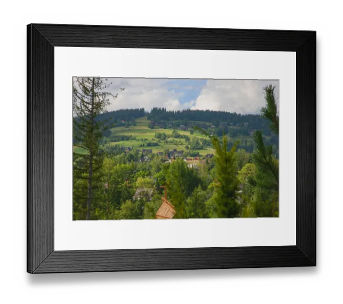 Framed Print : Rolling hills of Zakopane, a resort town in southern Poland in the Tatra Mountains Framed Print : Rolling hills of Zakopane, a resort town in southern Poland in the Tatra Mountains