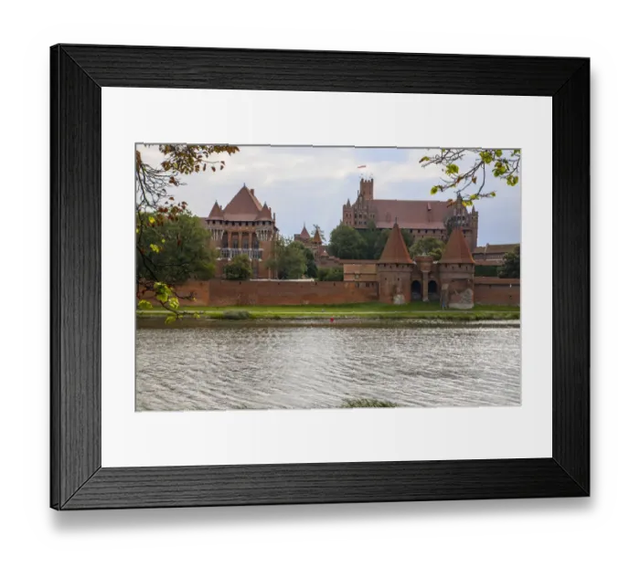 Framed Print : Originally built in the 13th century, Malbork was the castle of the Teutonic Knights Framed Print : Originally built in the 13th century, Malbork was the castle of the Teutonic Knights