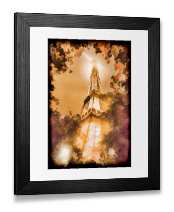 Framed Print : Europe, France, Paris. Abstract of Eiffel Tower Framed Print : Europe, France, Paris. Abstract of Eiffel Tower