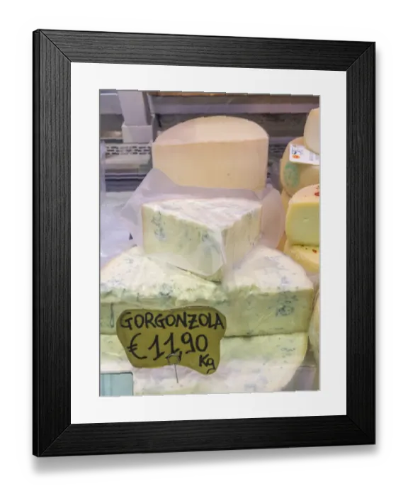 Framed Print : Italy, Florence. Blocks of gorgonzola cheese for sale in the Central Market Framed Print : Italy, Florence. Blocks of gorgonzola cheese for sale in the Central Market