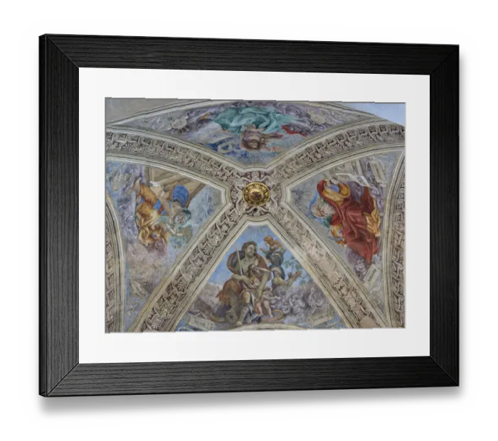 Framed Print : Italy, Florence. Ceiling paintings and frescoes in Santa Maria Novella Framed Print : Italy, Florence. Ceiling paintings and frescoes in Santa Maria Novella