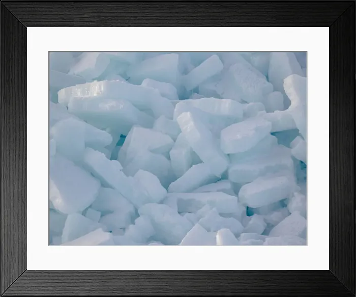 Framed Print : Pile of ice floes on the shore of Disko Bay during winter, West Greenland, Denmark Framed Print : Pile of ice floes on the shore of Disko Bay during winter, West Greenland, Denmark