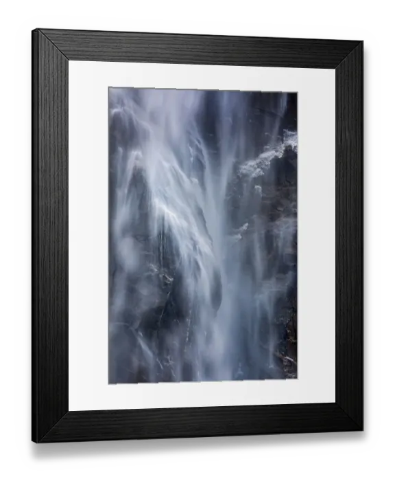 Framed Print : USA, California, Yosemite National Park, Bridalveil Fall detail Framed Print : USA, California, Yosemite National Park, Bridalveil Fall detail