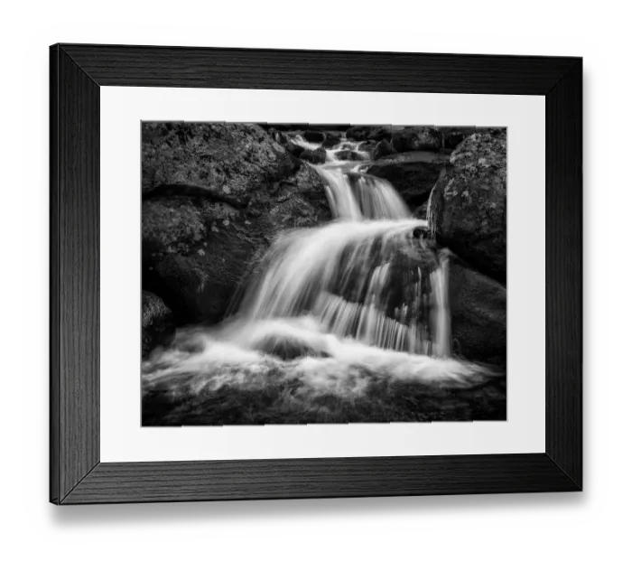 Framed Print : USA, California, Yosemite National Park, Alder Creek and icicles