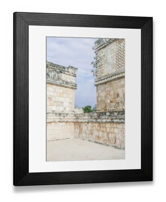 Framed Print : Mexico, Yucatan. Uxmal Ruins, Nunnery Quadrangle, believed to be constructed in the 9th Framed Print : Mexico, Yucatan. Uxmal Ruins, Nunnery Quadrangle, believed to be constructed in the 9th