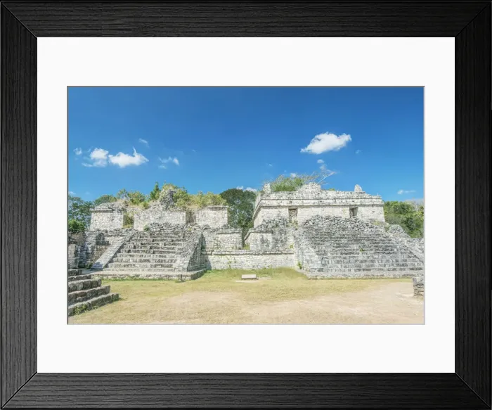 Framed Print : Mexico, Yucatan. Ek Balam Ruins, circa 800 AD