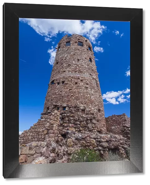 USA, Arizona. Desert View Watchtower, on the south rim of Grand Canyon National Park