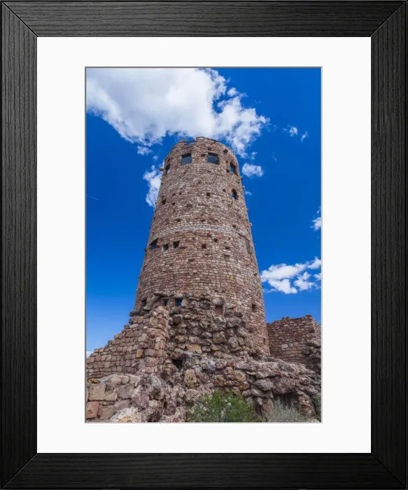 Framed Print : USA, Arizona. Desert View Watchtower, on the south rim of Grand Canyon National Park Framed Print : USA, Arizona. Desert View Watchtower, on the south rim of Grand Canyon National Park