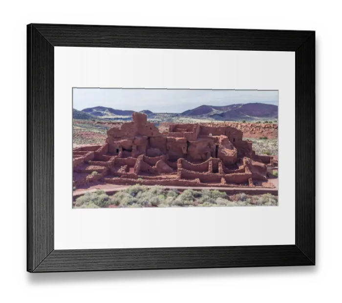 Framed Print : USA, Arizona. View of ancient dwelling at Wupatki National Monument Framed Print : USA, Arizona. View of ancient dwelling at Wupatki National Monument