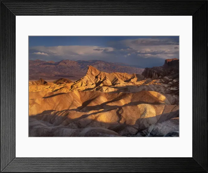 Framed Print : USA, California, Death Valley National Park. Landscape of sandstone formations Framed Print : USA, California, Death Valley National Park. Landscape of sandstone formations