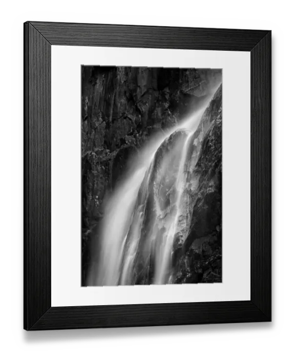 Framed Print : USA, California, Yosemite National Park, Detail of Lower Yosemite Falls Framed Print : USA, California, Yosemite National Park, Detail of Lower Yosemite Falls