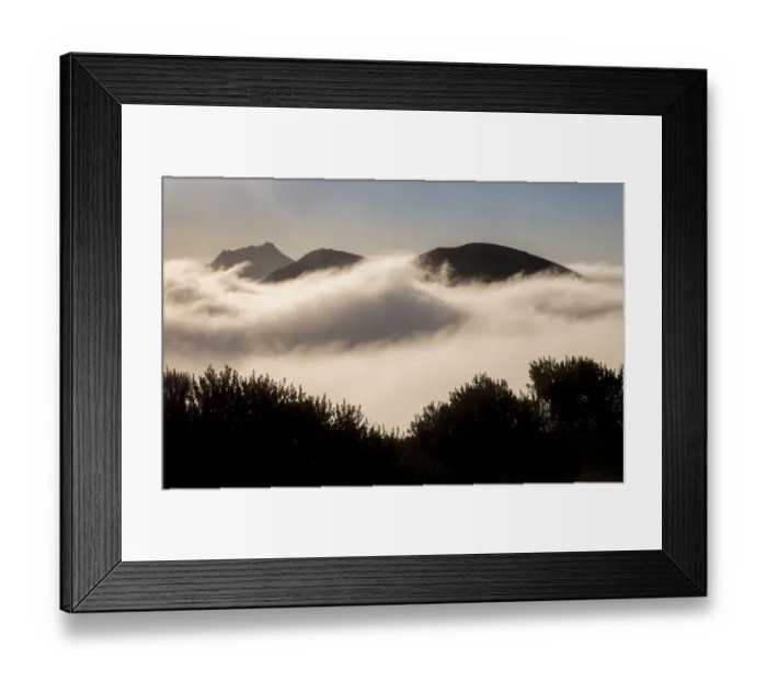 Framed Print : Early light and clouds, from Black Rock in Morro Bay, California Framed Print : Early light and clouds, from Black Rock in Morro Bay, California