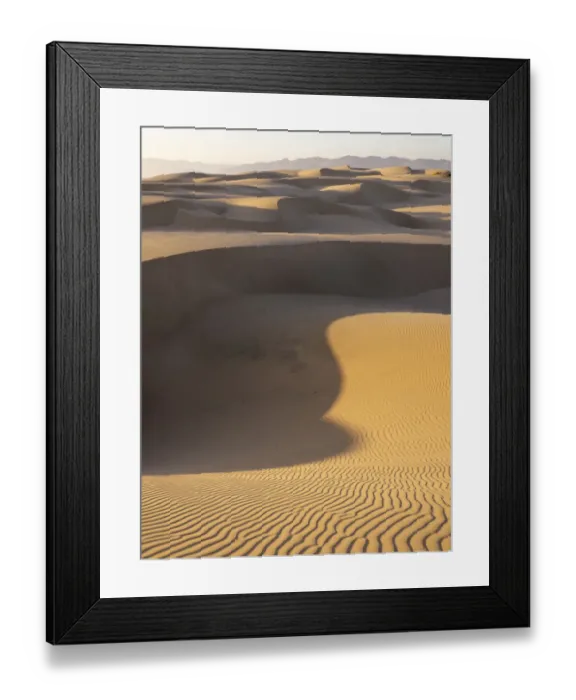 Framed Print : The sand dunes of Pismo Beach, California