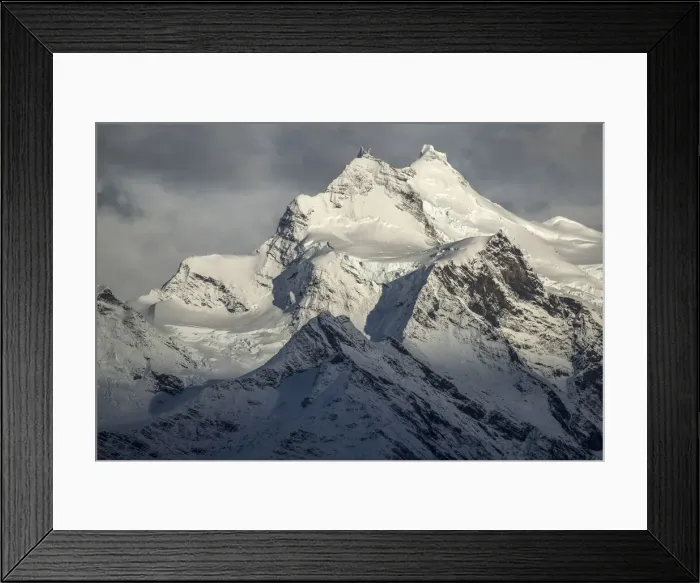Framed Print : Chile, Patagonia. Snow-covered mountain peaks in sunlight Framed Print : Chile, Patagonia. Snow-covered mountain peaks in sunlight