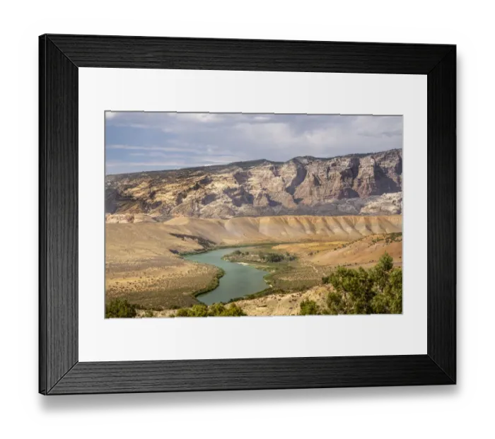 Framed Print : USA, Colorado, Dinosaur National Monument. The Green River flows through canyon