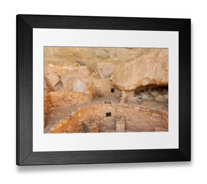 Framed Print : USA, Colorado, Mesa Verde National Park, Remains of wall Framed Print : USA, Colorado, Mesa Verde National Park, Remains of wall