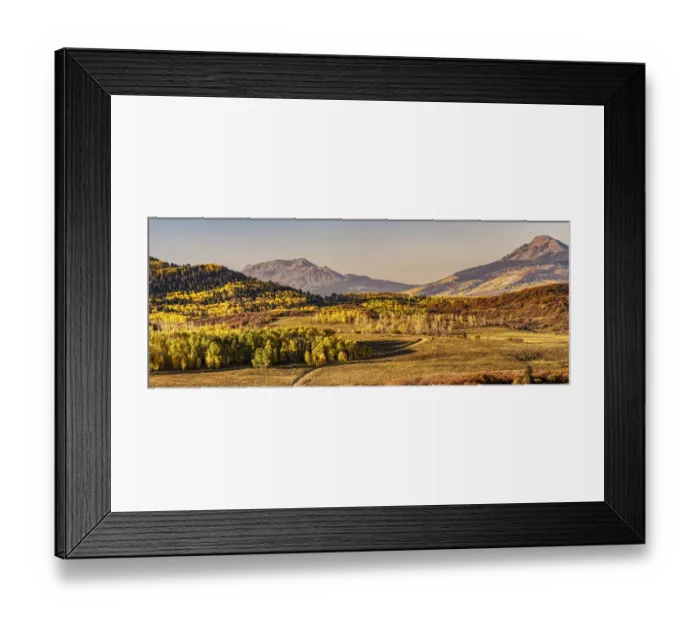 Framed Print : USA, Colorado. Autumn, panoramic view Framed Print : USA, Colorado. Autumn, panoramic view