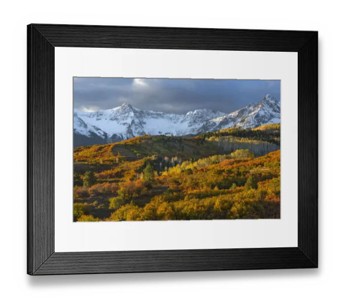 Framed Print : USA, Colorado, San Juan Mountains, Uncompahgre National Forest